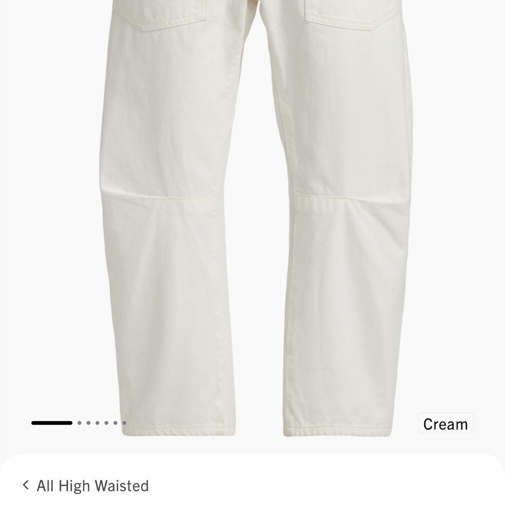 Nili Lotan Cream Trousers - Picture 2 of 5